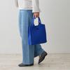 Rootote Маленькая сумка-тоут из блестящего трикотажа, LT Square Glimpse Knit-A 1062 (01 черный)