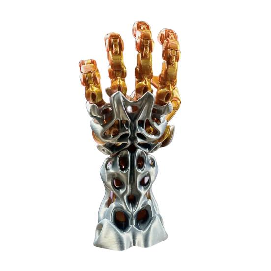 Yousheng 3D Printed Manipulator Mechanical Arm with Movable Finger Joints Articulated Robotic Hand for Robot Cyberpunk Fans