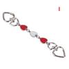 Bag Extension Chain Crossbody Heart-Shape Chain Strap Handbag Diy Hanging Buckle