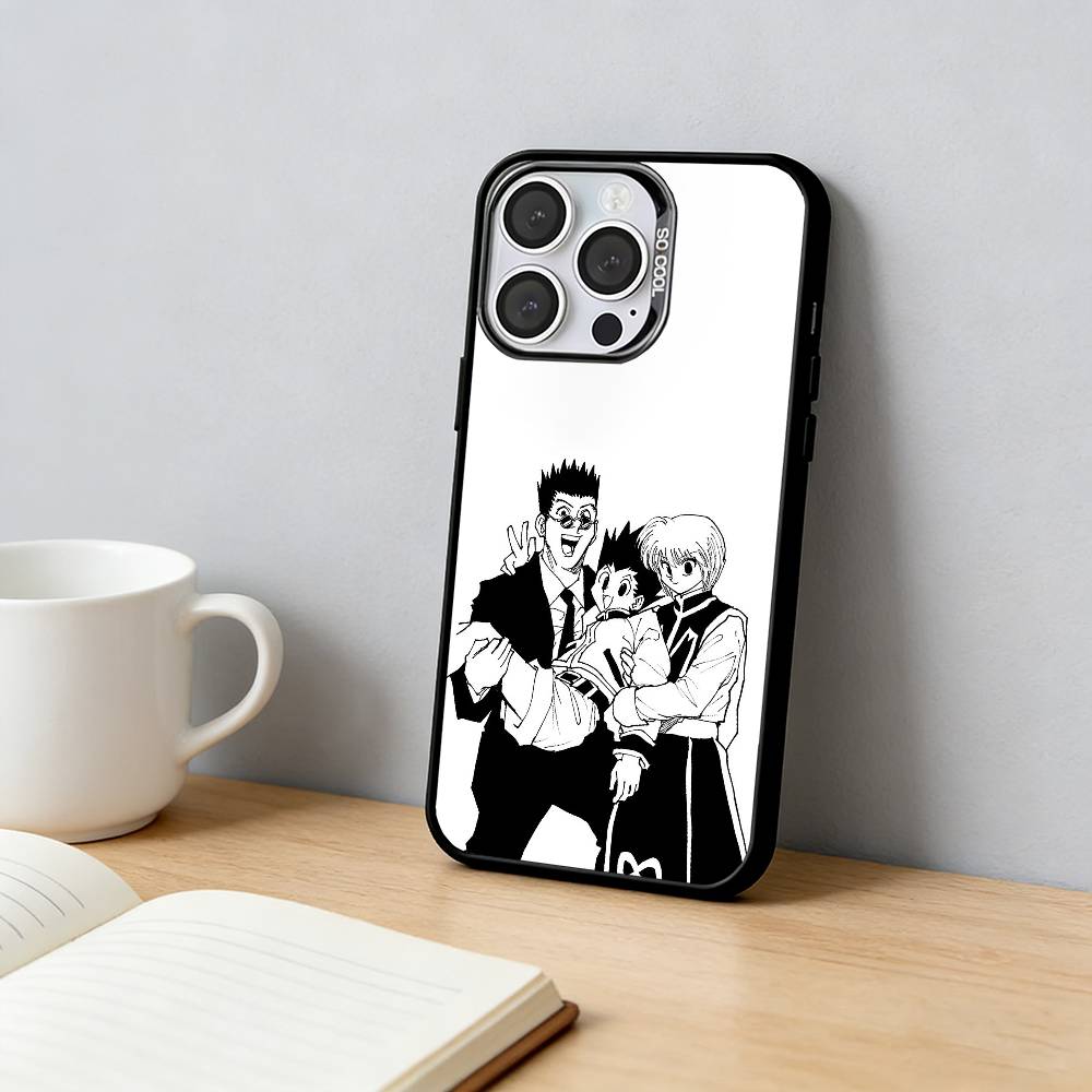 Leorio & kurapika Чехол для телефона для iPhone 17,16,15,14,13,12,11 Plus,Pro Max,XS,Красочный Серебристый Чехол для телефона Funda Cover