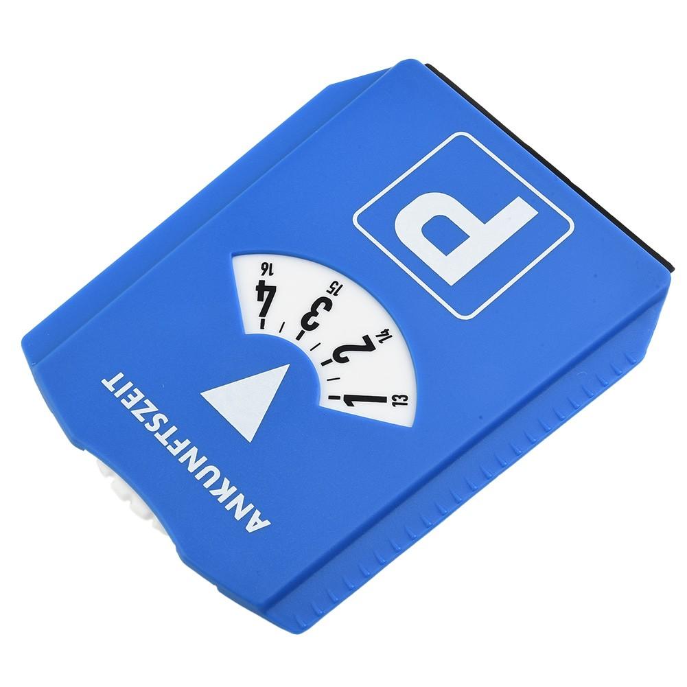 ABS Портативный Диск для парковки автомобиля Таймер Часы Дисплей Синий Пластиковый Парковочный