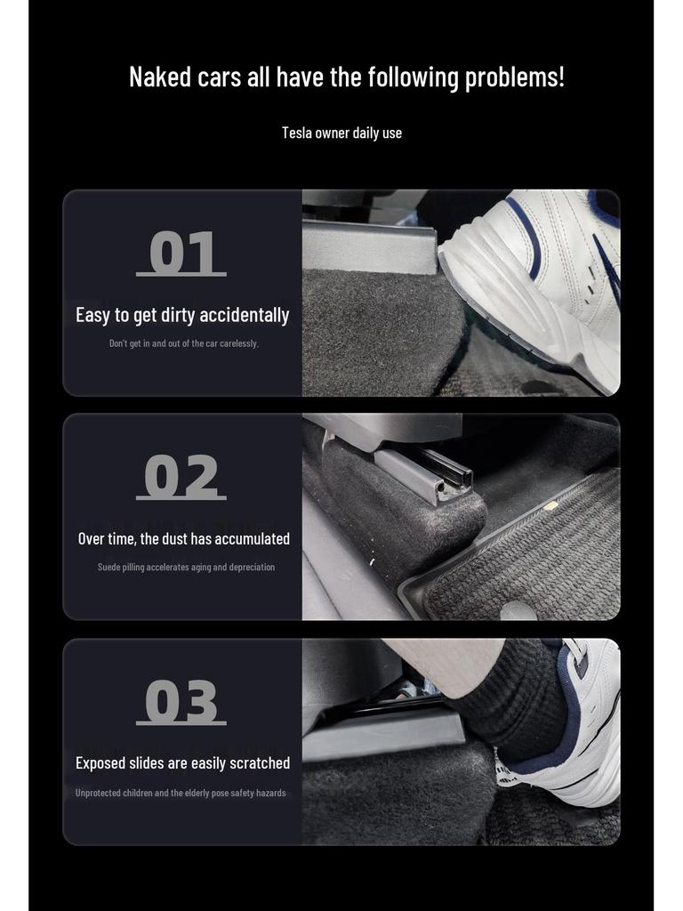 Защита от пинков на заднее сиденье Model Y для улучшения интерьера