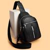 Chest Bag Women's Crossbody Bag Solid Color Shoulder Bag Large Capacity Multi-Function Mobile Phone Bag