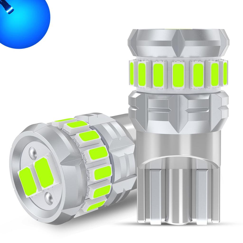 -24V Автомобильная T10 LED, Ледяной синий, Взрывной свет, Встроенный канселлер, Габаритный огонь, Подсветка номерного знака