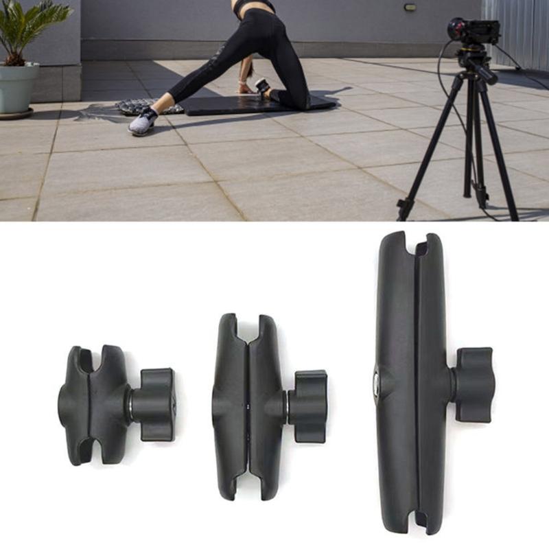 Aluminum Double Socket Arm for 1" 25mm Mount Systems Perfectly for Tablets on Bicycles, Motorcycles, or Trucks