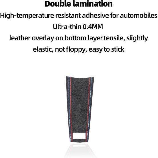 Betterhumz Car Steering Wheel Button Frame Trim Sticker for BMW G30 G20 F40 G21 G28 G11 G12 Z4 G32 G29 G Chassis Compatible with Alcantara Car