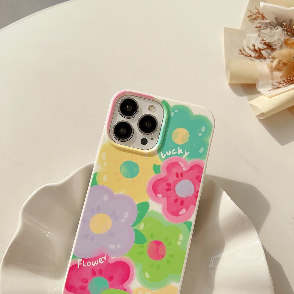 Красочный чехол для телефона с масляной живописью и цветами для iPhone 17 iPhone 17 Pro Max