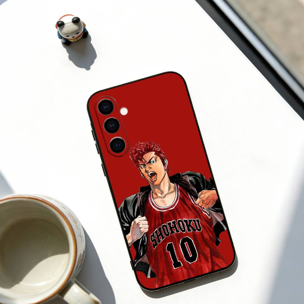Hanamichi Sakuragi Phone Case For Samsung Galaxy A73,A72,A71,A70,A53,A52,A51,Soft Black Cover