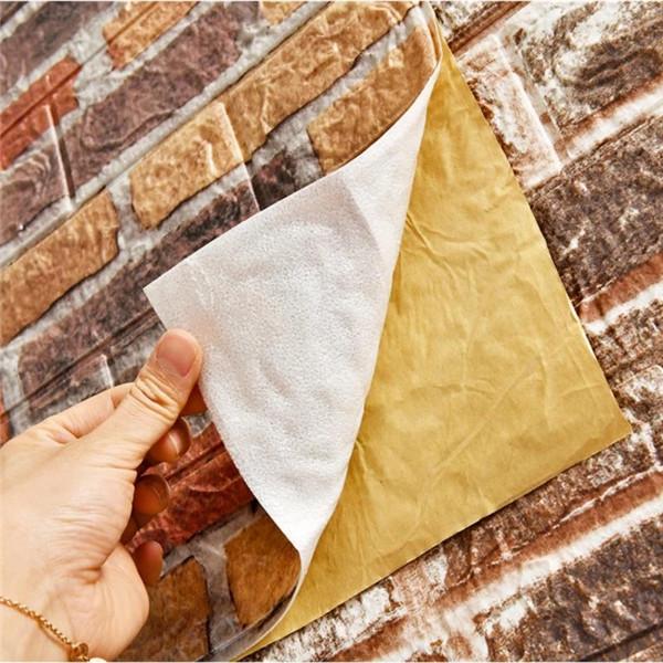 10 шт./20 шт. 3D наклейки на кирпичную стену, самоклеящиеся обои, декор, пена, водонепроницаемое настенное покрытие, обои для гостиной, сделай сам, фон