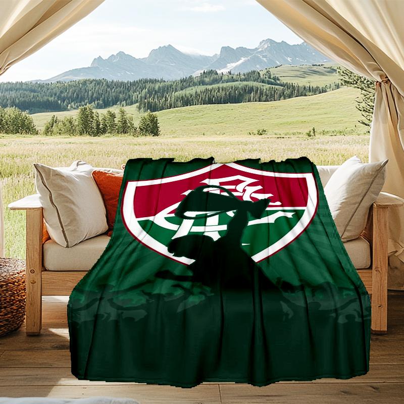 1PC Flumi-nense Football Club Printed Soft Flannel Blanket Throw for Adult Bedroom Living Room Sofa Camping Travel Fan gifts Christmas Gifts