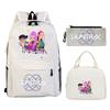 Kpop Demonunters Peripheral Children'S Backpack Elementary And Secondary School Bag Three-Piece Set