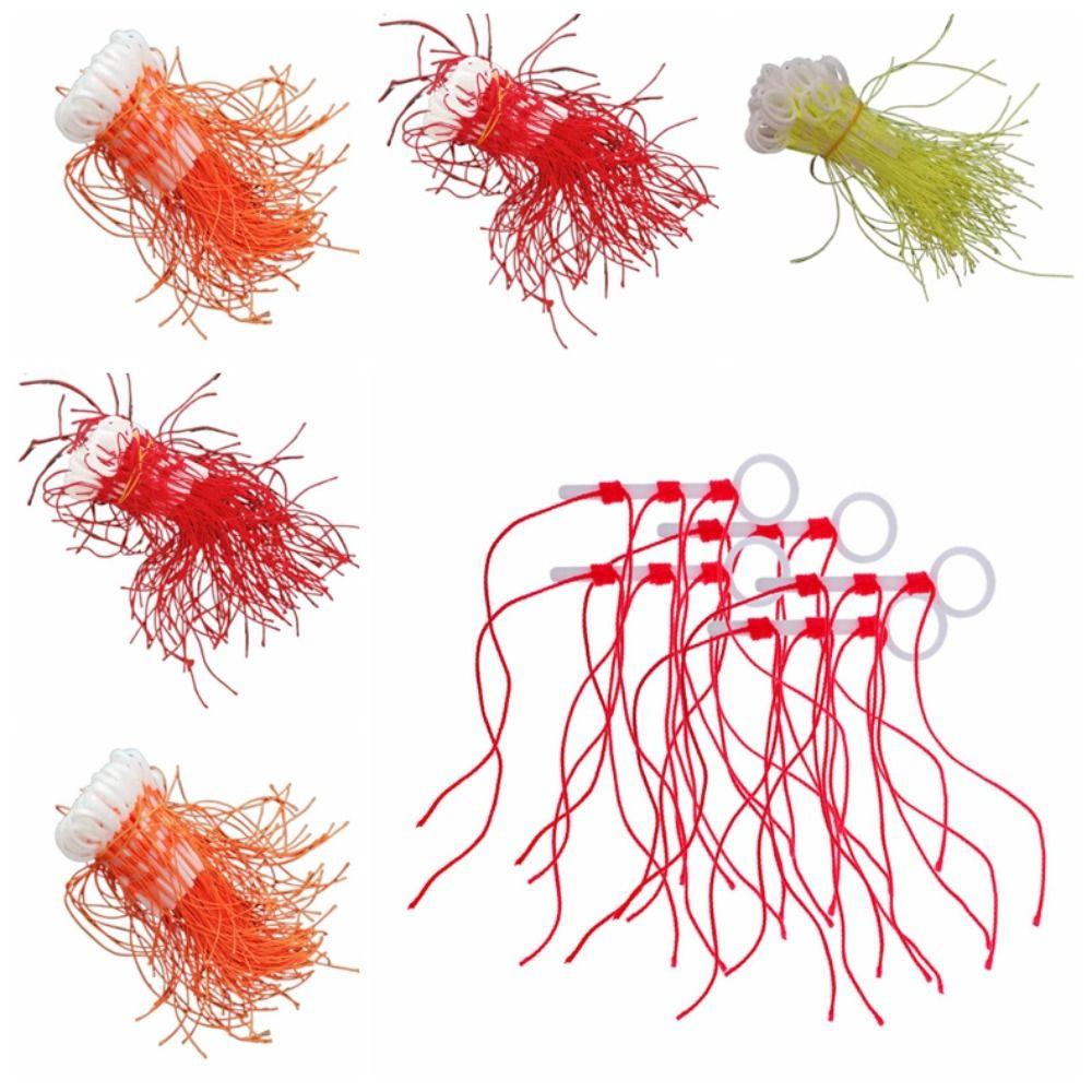 50pcs Fishing Tools Bobber Looper Stop Knots Cotton Thread Cotton Thread Knot   Sea Fishing