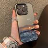 Супер Крутой Чехол для Телефона с Рассветом на Море Для iPhone 16 15 14 13 12 11 Pro Max 7 8 Plus XR XS MAX MINI Y2K Противоударная Задняя Крышка