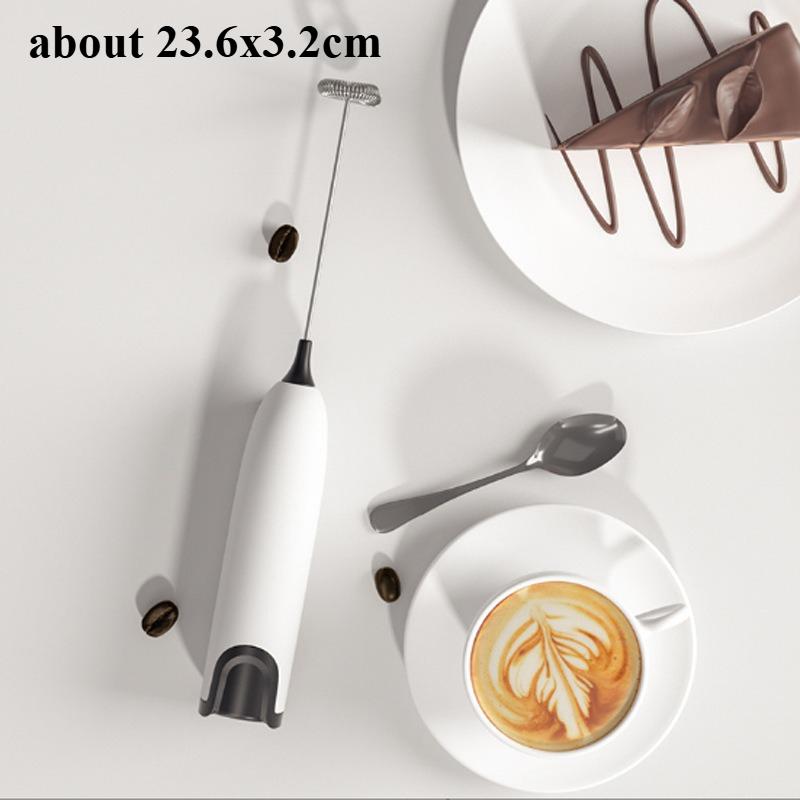 Mini Milk Frother Handheld Foam Maker for Lattes Whisk Coffee Cappuccino Matcha Hot Chocolate Egg Beater Drink Mixer
