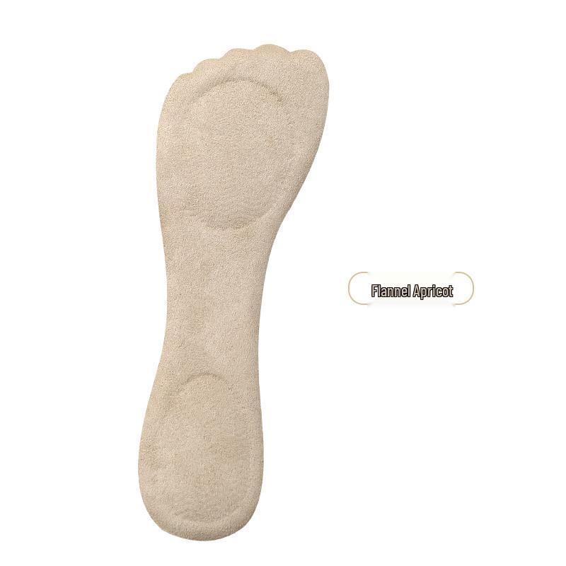 Мягкая 3/4 стелька для туфель на высоком каблуке с поддержкой пяти пальцев - Амортизирующая, Самоклеящаяся, Эластичная для ходьбы