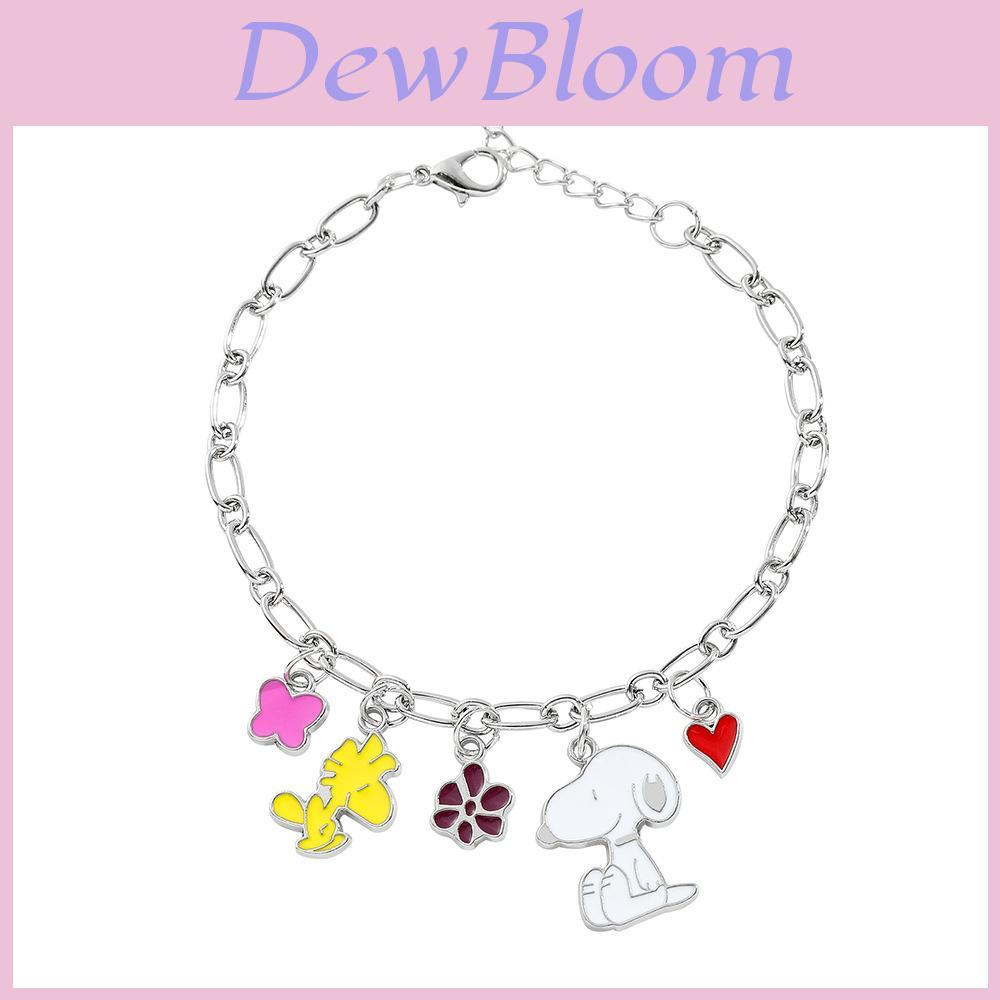 Snoopy Hand Chain Cartoon Jewelry With Zinc Alloy Pendant For Gift Sale Events