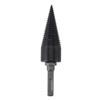 Black Firewood Log Splitter High Carbon Steel Firewood Splitter Set Log Splitting Cone Bit