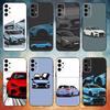 Чехол для телефона I30N Blue Cars для Samsung S26,25,24,23,22,21,20,30,Ultra,Plus,Fe,Lite Черный корпус