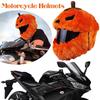 Motorcycle Helmet Outdoor Christmas Hat Crazy Funny Decoration Helmet Christmas Santa Motorcycle Helmet Cover Claus L6q5