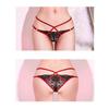 Sexy Lingerie Lace Cross Thin Belt Girl Pure Desire Thong Woman Underwear Hollow Out Tempting Women Low Waist Women's Underwear