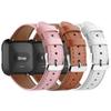 Fitbit Versa 2/Versa/Lite Leather Strap - Round Tail Cowhide Printed Wristband