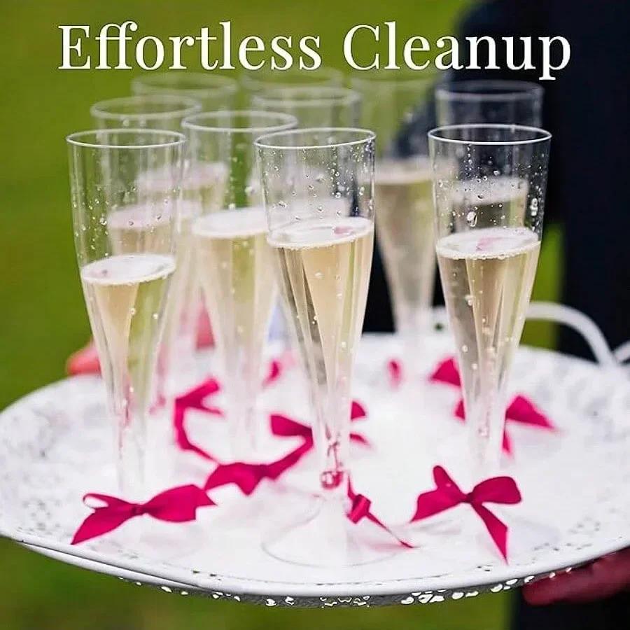 25 бокалов для шампанского, одноразовые бокалы для коктейлей, пластиковые бокалы для красного вина, высокие бокалы, бокалы для мартини с золотой пудрой, для вечеринки в баре