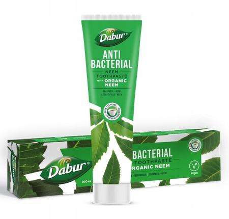 Antibacterial Toothpaste With Neem, Fluoride Free, 100 Ml - Dabur