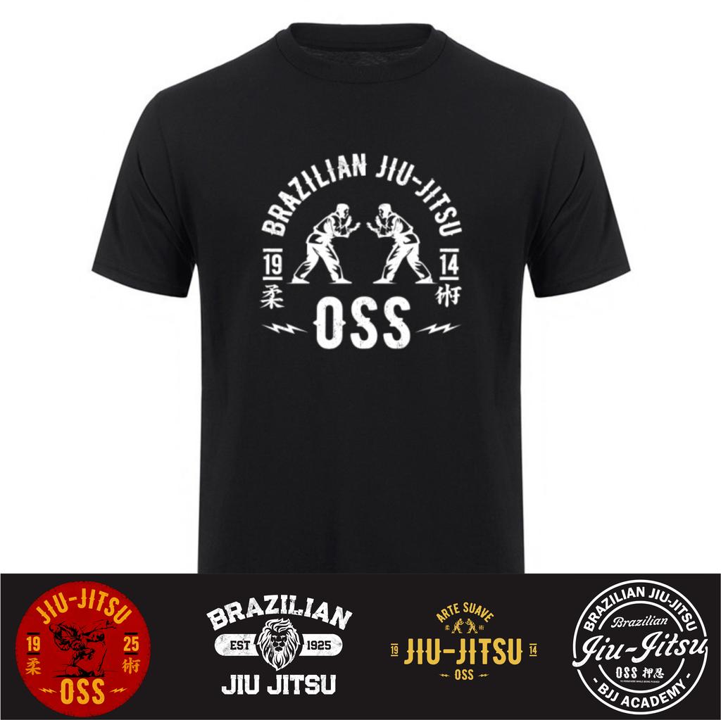 Футболка Бразильское джиу-джитсу Arte Suave OSS Футболки BJJ Футболка Летняя Хлопковая С коротким рукавом Топы HJ098
