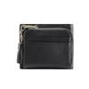 Style On Bag Women's Genuine Leather Bi-fold Wallet LIZDAYS Compact Wallet Card Case Black