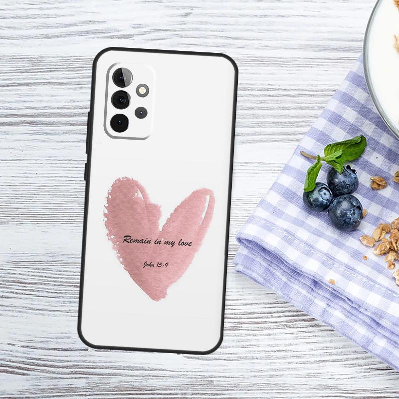 Библейский стих Вера Иисус крест Чехол Для Samsung Galaxy A52 A53 A16 A26 A36 A56 A55 A35 A15 A32 A12 A33 A13 A14 A34 A54 A17
