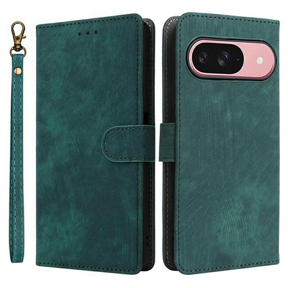 Для Google Pixel 10/10 Pro Чехол-кошелек с RFID-блокировкой, из ПУ кожи, чехол для телефона с подставкой и ремешком