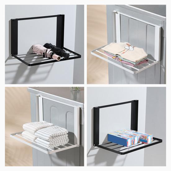 Магнитная складная стойка для хранения Настенный органайзер для полотенец Полка Магнитный органайзер для хранения