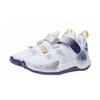 Li-Ning Breakthrough 7 V2 Shock Absorption Non-Slip Support Low-Top Basketball Shoes Men Sneakers White Purple ABPR047-12