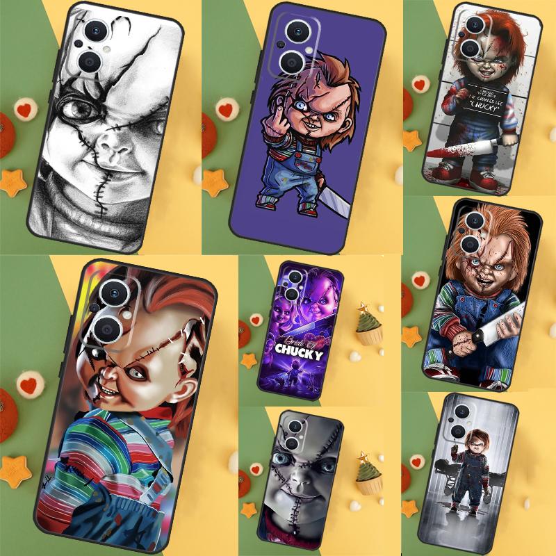 Чехол для телефона OPPO Reno 11F 4Z 5Z 8T 10 Pro 4 6 7 8 5 Lite, Чехол для телефона OPPO Find X6 Pro X2 X3 X5 Lite, Чехол с куклой Чакки из фильма ужасов