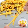 Smiley Face Stretchy Minions Pinching Fun Children's Decompression Toy - Soft Yellow Man Doll Accessories