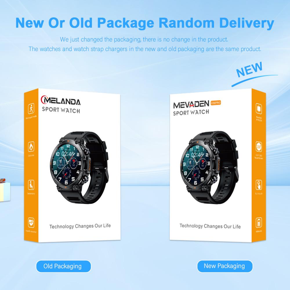 MEVADEN Новые 1,39-дюймовые мужские Bluetooth-смарт-часы с функцией вызова, спортивные фитнес-трекеры, мониторы сердечного ритма, умные часы для Android IOS 400 мАч MD56