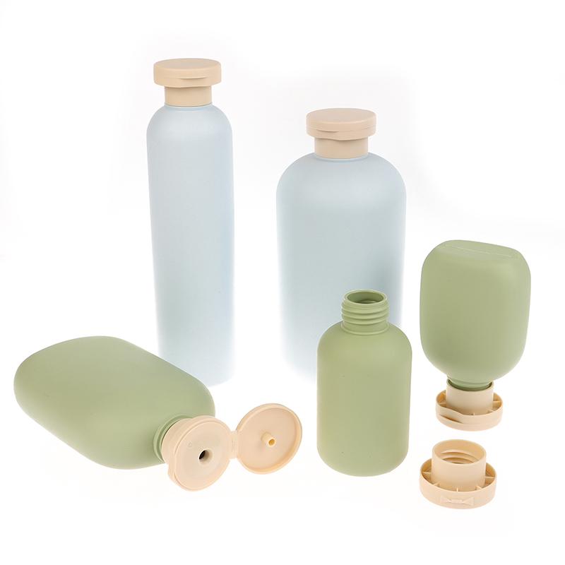 100ML-500ML Foaming Soap Dispensers Refillable Bottles Flip Lotion Bottles Avocado Green Plastic Shampoo Shower Gel