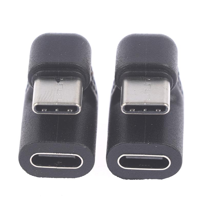 180-градусный прямоугольный USB-адаптер USB 3.1 типа C «папа-мама» USB-C