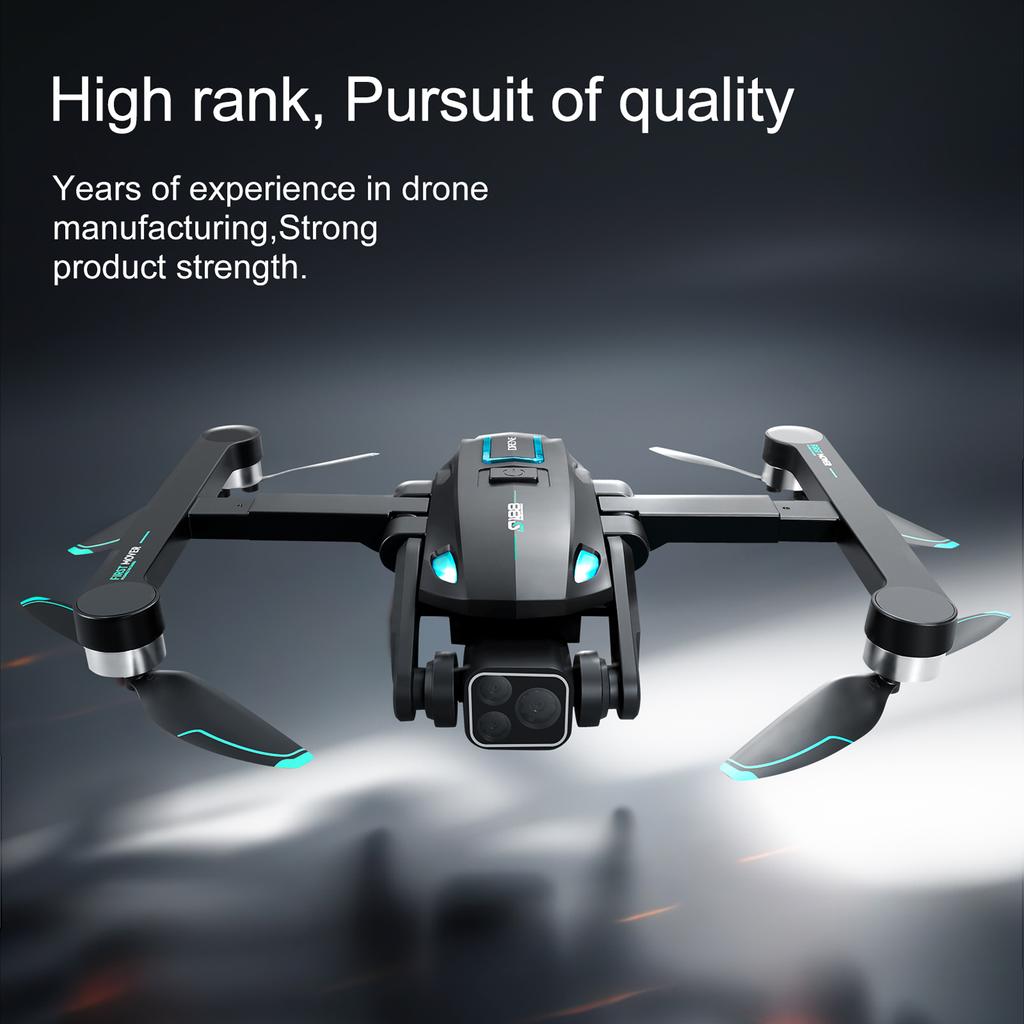 GPS Remote Control Quadcopter with Dual Camera 8K 180 Degrees  ESC Up/Down/Flat Camera Remote Control