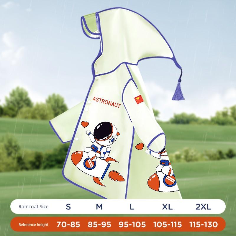 Children's Raincoat and Rain Boots Set for Boys 2025 New Model for Toddlers, Kindergarten, and Elementary School Students, Girls' Rain Shoes