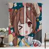Шторы Onmyoji Anti-mosquit Curtains для гостиной, занавески для домашнего интерьера, 2 шт., тюль для украшения Хэллоуина для спальни
