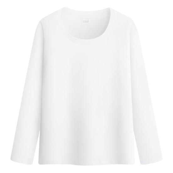 Женские термотопы с круглым вырезом, длинным рукавом, бархатной подкладкой, облегающие однотонные теплые футболки