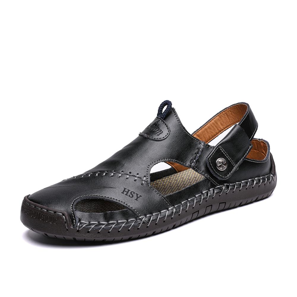 Step In Style: Men's Comfy, Aerated, Non-Skid Sandals for Rugged Use