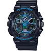G-SHOCK Quartz Men's Watch GA-100CB-1A Blue Camouflage