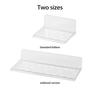 Transparent Wall Mount Shelf No Drill Anti-Slip Great Load Bearing Bathroom Living Room Storage Rack