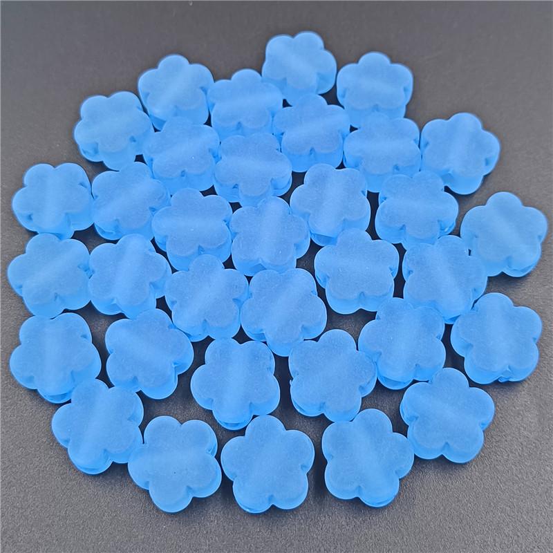 Изготовление ювелирных изделий Цветок сливы 10 шт. Форма цветка 15 мм Ожерелье Браслет DIY Аксессуары Прозрачные Для Матовых Бусин Акриловые Украшения Для Волос