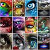 Глаз DIY 5D Алмазная картина Полный круглый смолы Мультфильм Алмазная вышивка Крестиком Мозаика Настенное искусство Домашний декор