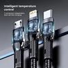6A 120W 3 в 1 USB Type C кабель для быстрой зарядки телефона зарядное устройство шнур для передачи данных для iPhone Samsung Xiaomi Huawei быстрая зарядка Micro USB провод