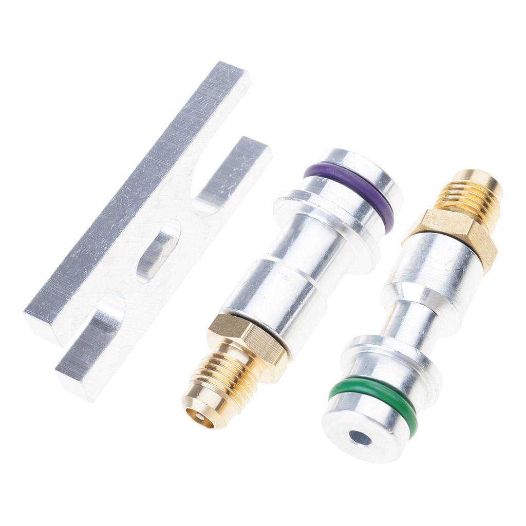 Заглушка для проверки герметичности автомобильного кондиционера, соединитель для шланга охлаждения, инструменты для технического обслуживания и обнаружения утечек в трубах кондиционера автомобиля