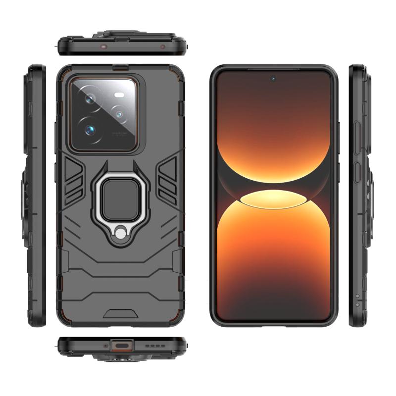 For OPPO Realme GT7 Pro 5g Back Cover Phone Case Shockproof Armor Anti-Fall Metal Ring Holder Magnetic Protect Funda Coque Cases